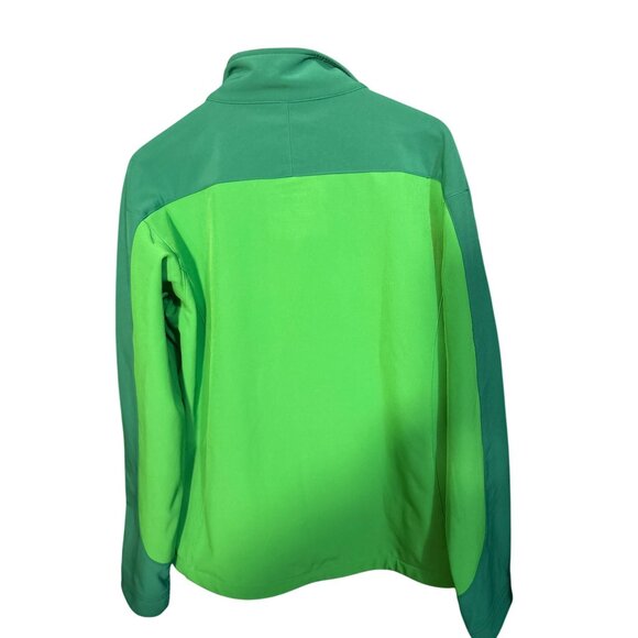 L.L. Bean Mens Green Softshell Jacket L Reg - Picture 4 of 4